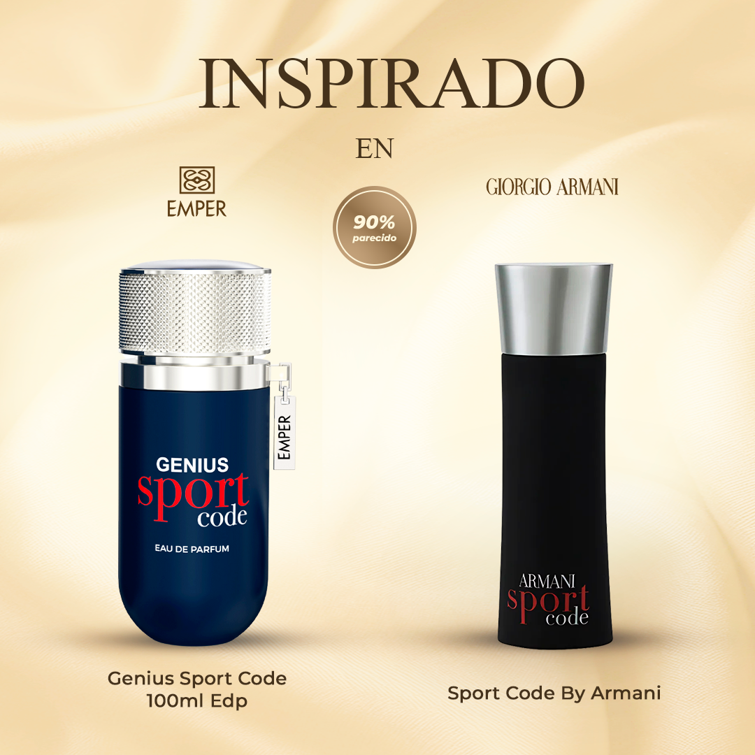 Genius Sport Code 100ml Edp