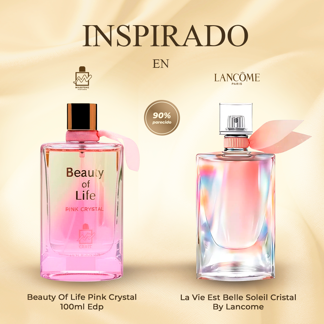 Beauty Of Life Pink Crystal 100ml Edp